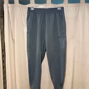 Nike Gray Men’s Yoga Sweatpants with Tapered Leg